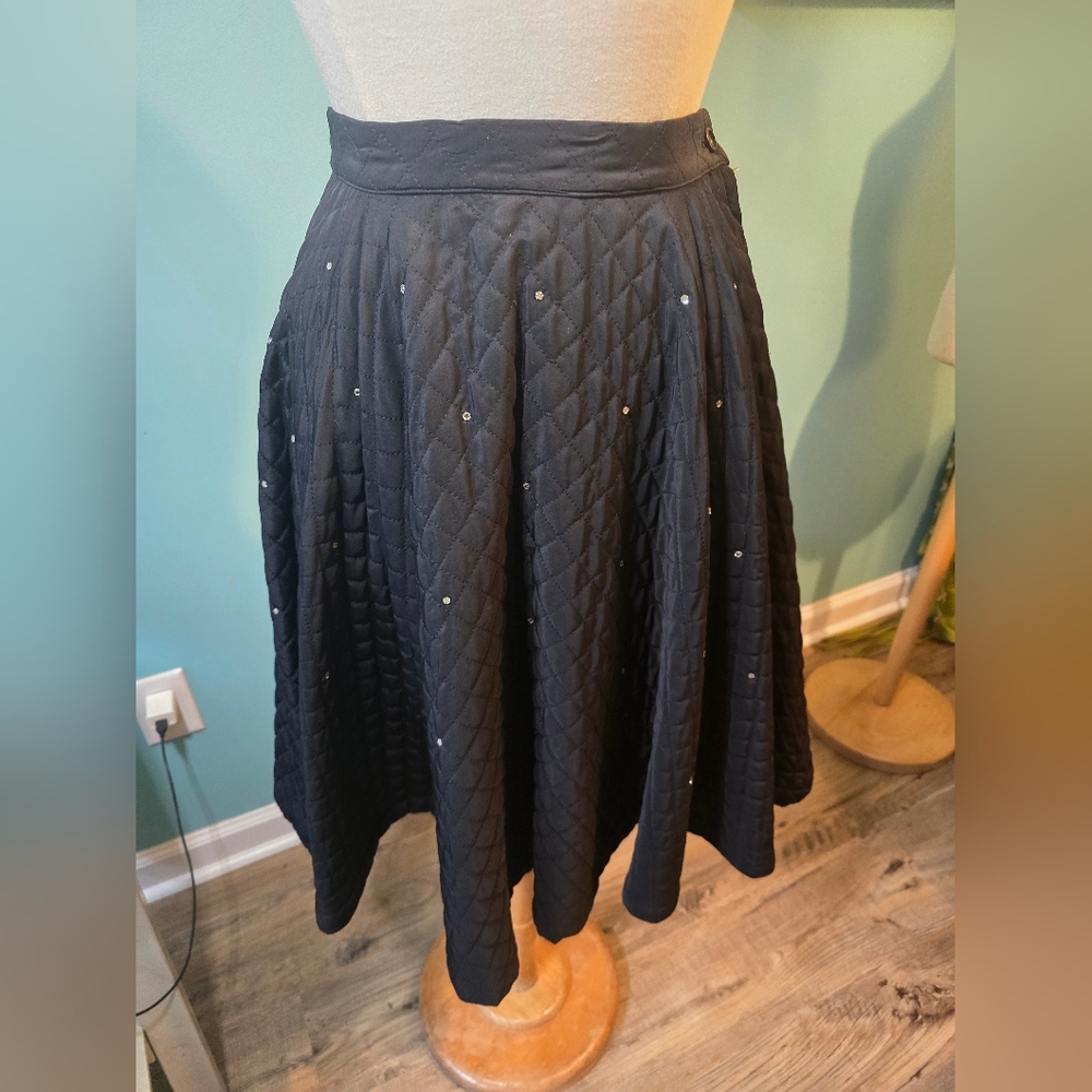 Bobbie Brooks Vintage Quilted Pin-up Circle Skirt